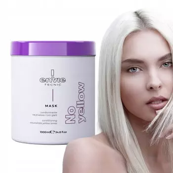 Envie Tecnic Mask No Yellow, Фиолетовая маска для светлых волос, 1000мл Inna Marka