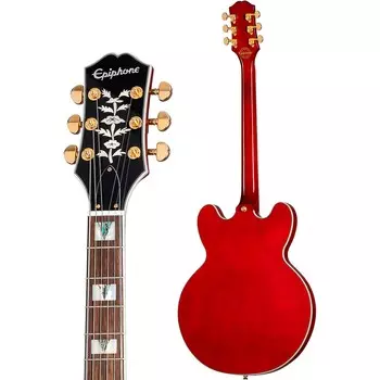 Epiphone 150th Anniversary Sheraton Полуполая электрогитара Cherry