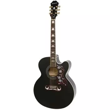 Epiphone EEJ2BKGH1 J-200 EC Studio Акустическая электрогитара, черный Epiphone EEJ2BKGH1 J-200 EC -Electric Guitar, Black