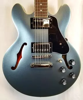 Epiphone ES-339 Thinline Hollowbody Electric Guitar, Pelham Blue 2022 IGES339PENH1