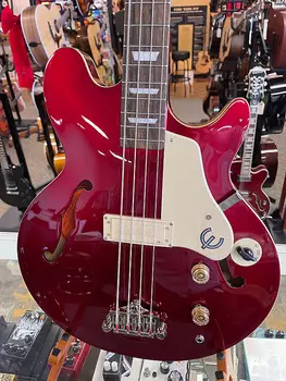 Epiphone Jack Casady 2021 игристое бордовое