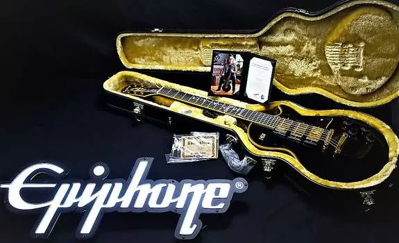 Epiphone Joe Bonamassa Signature "Black Beauty" Les Paul Custom (предмет коллекционирования)