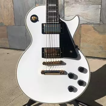 EPIPHONE LP Custom Pro (Pro Buckers &amp; Coil Split), альпийский белый ENCTAWGH1