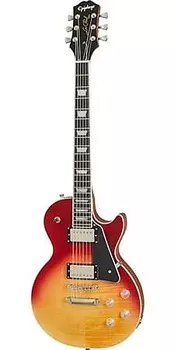 Epiphone LP Modern Figured Magma Orange Fade EILMF OMFNH1
