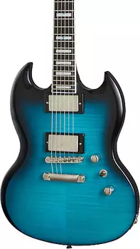 Epiphone SG Prophecy Blue Tiger Aged Gloss