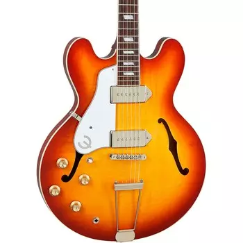 Epiphone USA Casino Левосторонняя электрогитара с полым корпусом Royal Tan