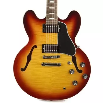 Epiphone вдохновлен Gibson ES-335 Figured Raspberry Tea Burst