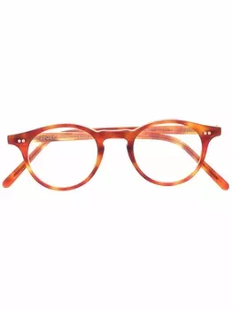Epos очки в круглой оправе черепаховой расцветки, нейтральный цвет