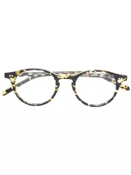 Epos очки в круглой оправе, коричневый