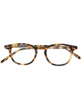 Epos очки в круглой оправе, коричневый