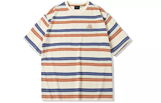 EPTISON Футболка унисекс, Красные и синие полосы