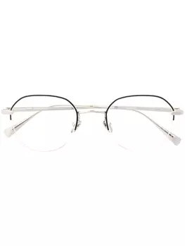 Eque.M очки Water Drop в круглой оправе, серебристый