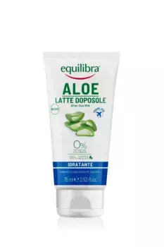 Equilibra Aloe Aftersun Milk Мини-размер 75 мл Увлажняет и питает