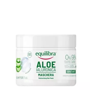 Equilibra Aloe Увлажняющая маска для волос с алоэ и гиалуроновой кислотой 450мл