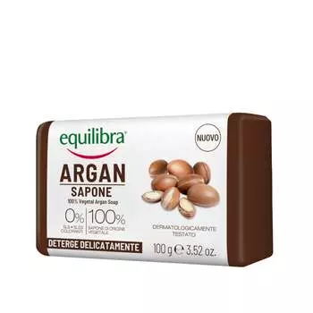 Equilibra Аргановое мыло Argan 100% Vegetal Soap 100г