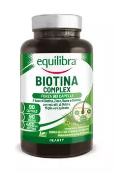 Equilibra Biotin Complex 90 таблеток Ногти, кожа и волосы