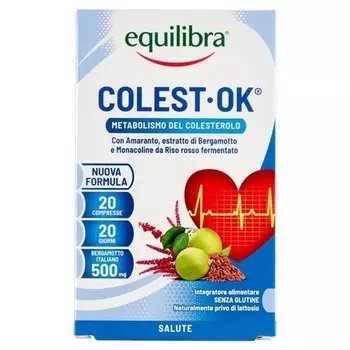 Equilibra Colest-Ok 20 капсул