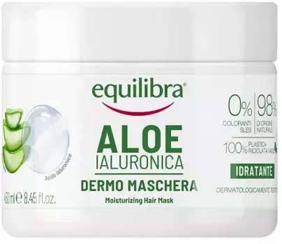 Equilibra Hair Aloe Гиалуроновая увлажняющая маска 450 мл укрепляющего действия