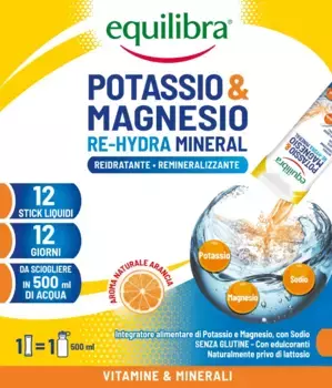 Equilibra Калий и Магний Re-Hydra 12Stick Минеральные соли