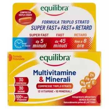 Equilibra Multivitamins & Minerals 30 таблеток Мультивитаминная добавка