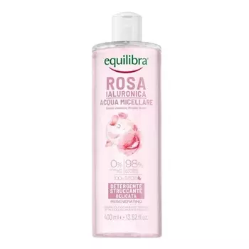 Equilibra Rosa Нежная очищающая мицеллярная вода с гиалуроновой кислотой 400мл, Beauty Formulas