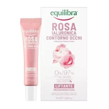 Equilibra Rosa Rose Крем-лифтинг для глаз с гиалуроновой кислотой 15 мл, Beauty Formulas