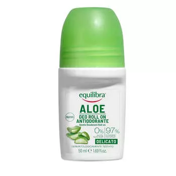 Equilibra Шариковый дезодорант Aloe Gentle Deo-Roll On с алоэ вера 50мл