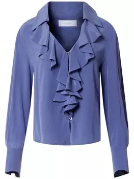 Equipment шелковая рубашка Mathilda, синий