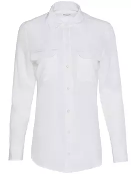 Equipment шелковая рубашка Signature, белый
