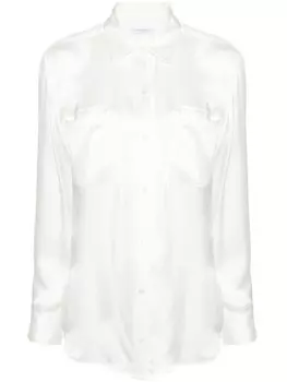 Equipment шелковая рубашка Signature, белый