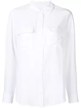 Equipment шелковая рубашка Signature, белый