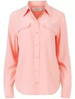 Equipment шелковая рубашка Signature, розовый