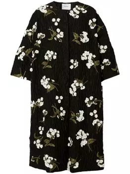 ERDEM пальто Evening, черный