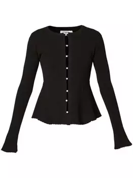 ERDEM укороченный кардиган, черный