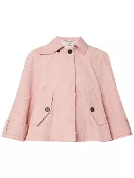ERDEM укороченный тренч, розовый