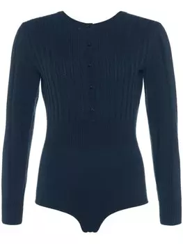 ERES боди в рубчик, синий