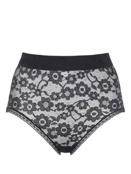 ERES кружевные трусы-брифы Joyeuse с завышенной талией, черный