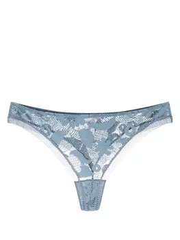 ERES кружевные трусы-брифы Voile Tanga, синий