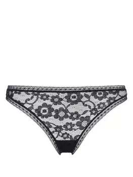 ERES кружевные трусы-танга Prairie, черный