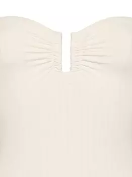 ERES купальник Bossa Nova в рубчик, белый