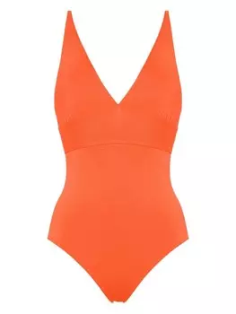 ERES купальник Larcin с V-образным вырезом, оранжевый