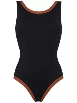 ERES купальник Sombrero с контрастной окантовкой, черный