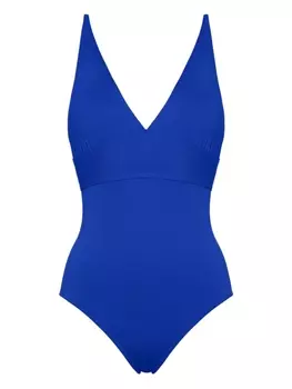 ERES Larcin V-neck swimsuit, синий