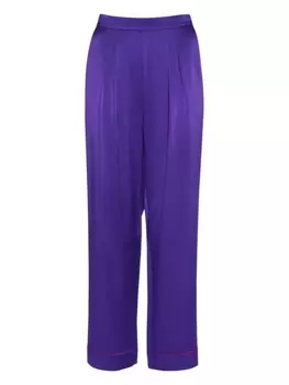 ERES Mondain silk pyjama bottoms, фиолетовый