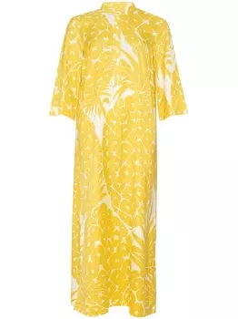 ERES платье макси Sucree с принтом, желтый