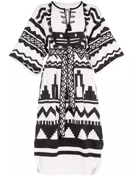 ERES платье миди Plume, белый