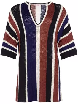 ERES платье мини Diego в полоску, синий