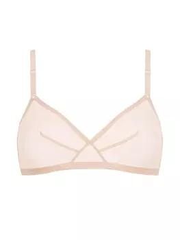 ERES прозрачный бюстгальтер Bel с треугольными чашками, нейтральный цвет