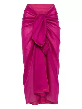 ERES саронг Cabine с вышитым логотипом, розовый