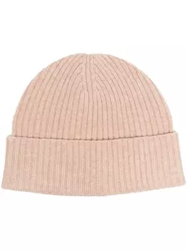 ERES шапка бини Gabriel в рубчик, нейтральный цвет